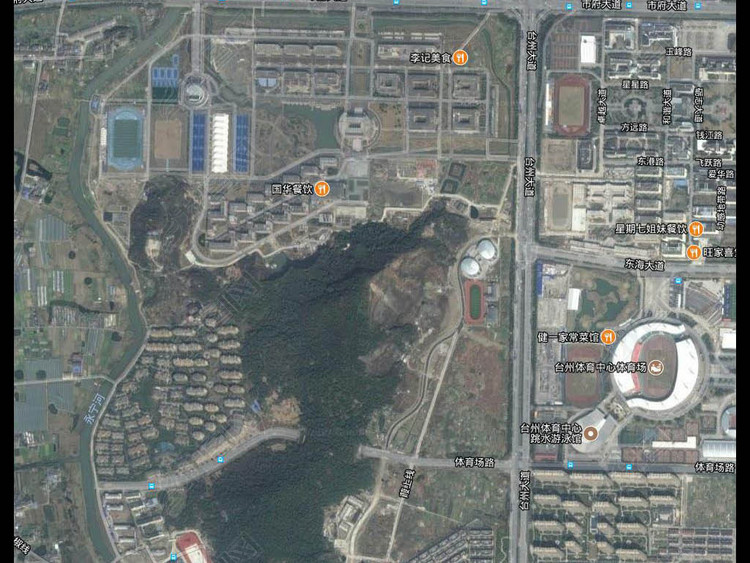 2018高清台州市卫星地图电子版地图