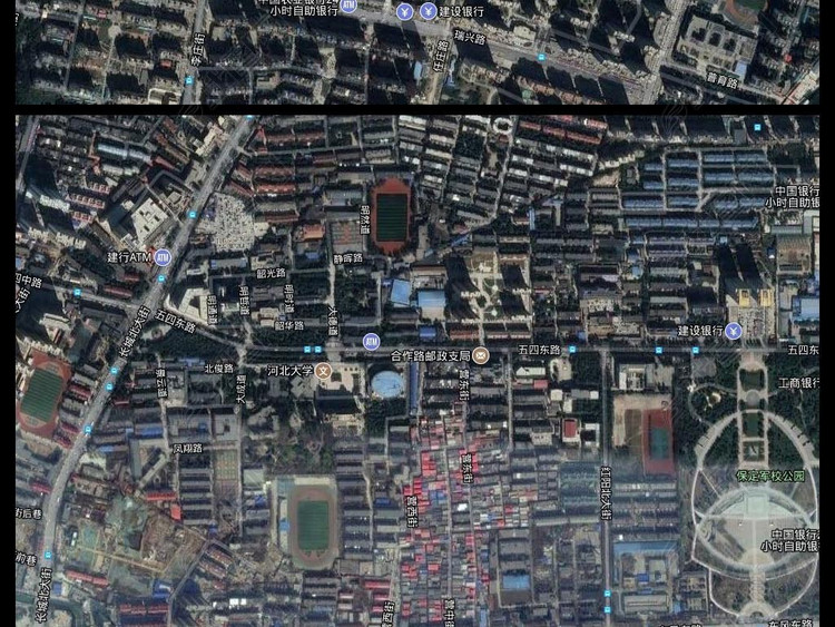 2018高清保定市卫星地图电子版地图