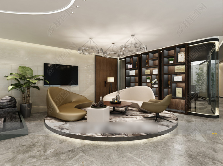 2018环形办公楼写字楼施工图