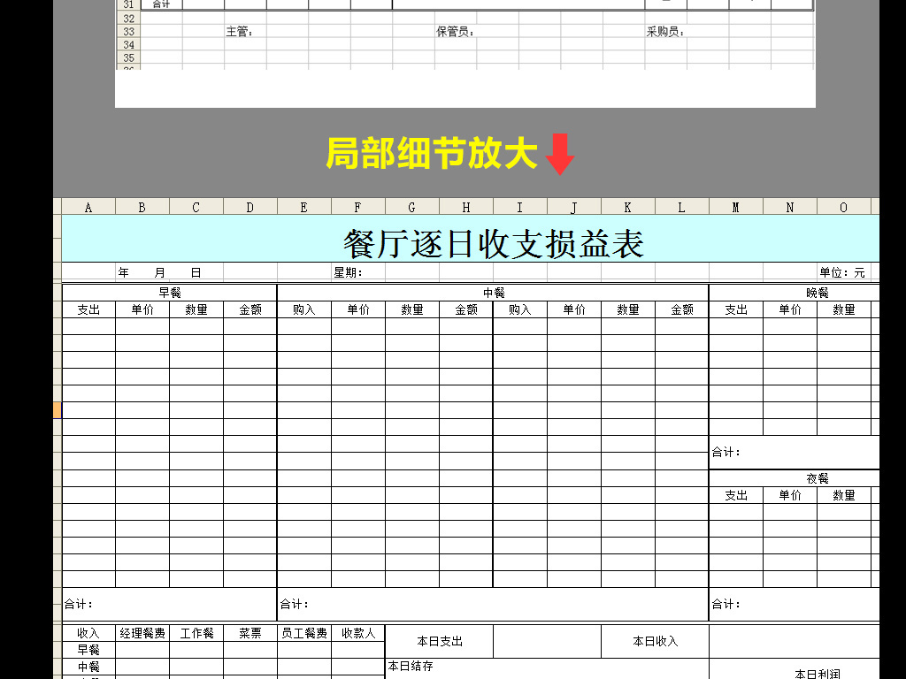 统计报表_酒店收入 支出报表(3)