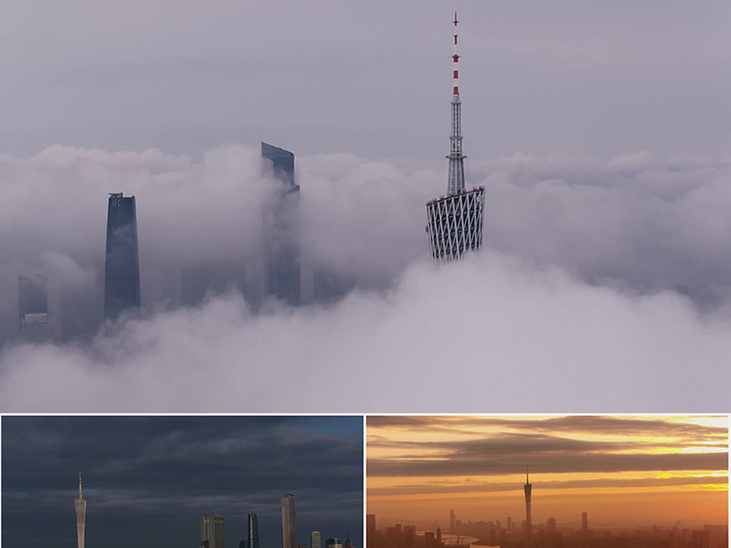 广州城市宣传片小蛮腰高清实拍视频素材