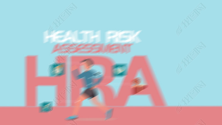 城市跑步健康生活肌肉男动画视频素材