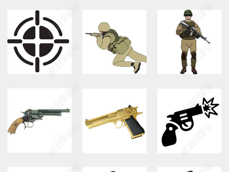 绝地求生枪战人物海报PNG素材