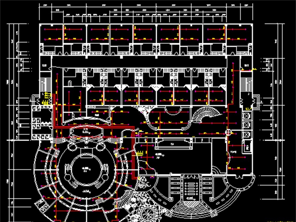 某舞厅娱乐场所消防给排水CAD设计图