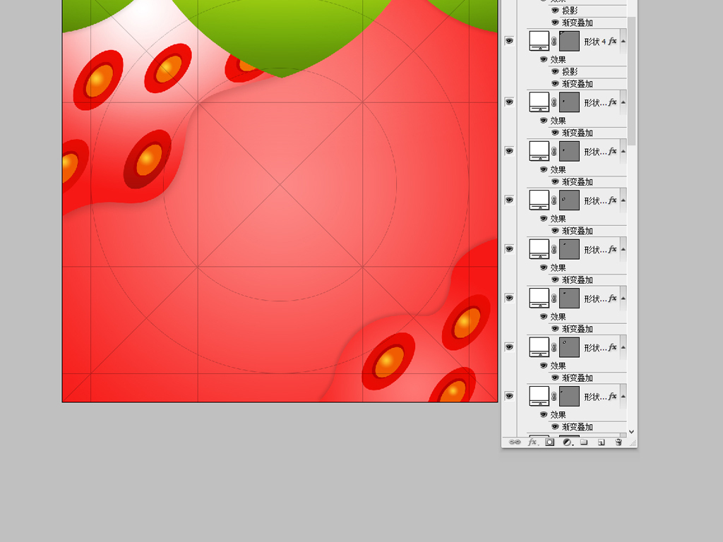 草莓背景APP图标软件APP图标水果背景