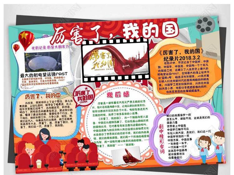 ps2018厉害了我的国记录片观后感热爱祖国中