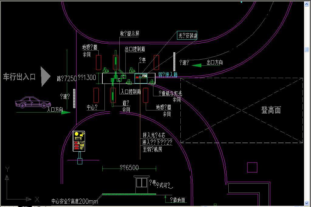 停车场系统图平面设计图下载(图片2.82MB)_C