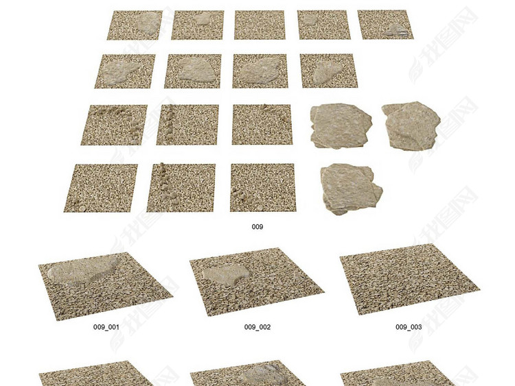 2018景观地面3dmax模型合集