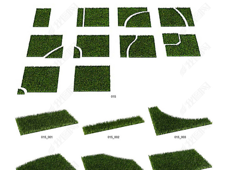 2018景观地面3dmax模型合集