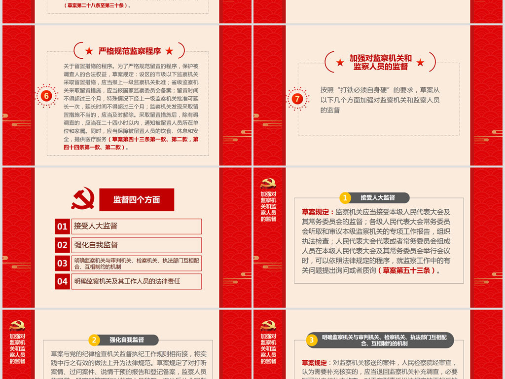 2018中华人民共和国监察法解读两会PPT