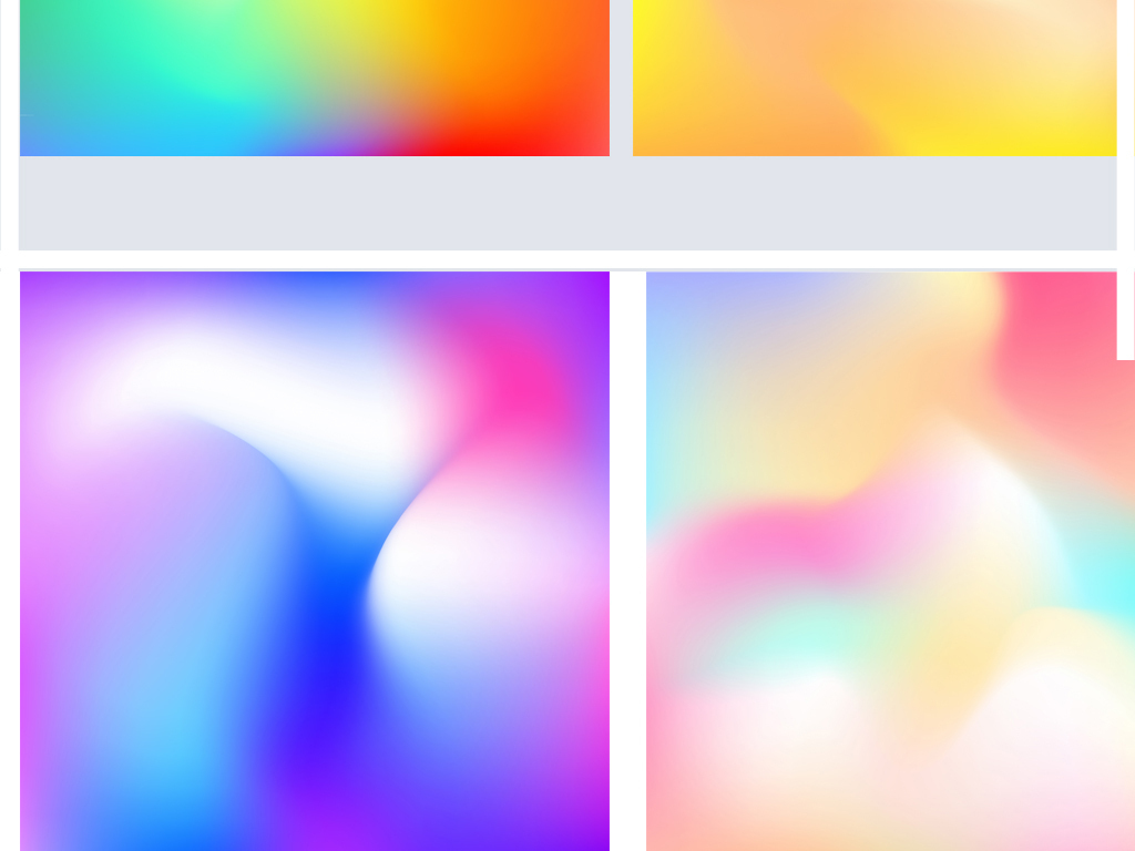 唯美潮流电子商务美工设计镭射流体渐变背景图