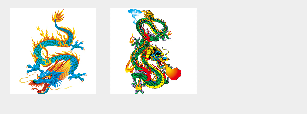 中国风龙水墨龙霸气龙图腾设计素材PNG海报