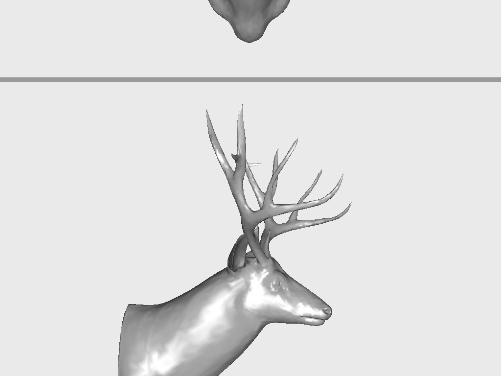 鹿头3D模型
