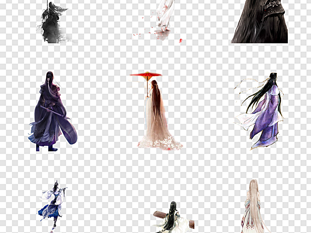 古风人物背影古代人物背影