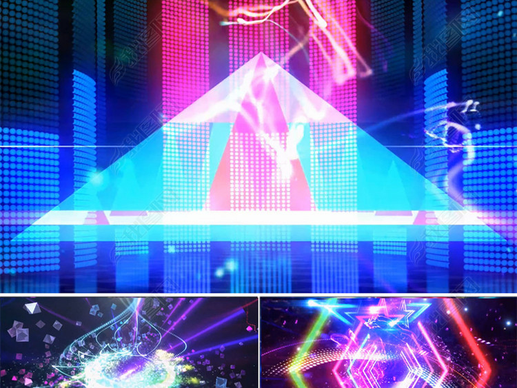 韩国冠军舞曲表演背景动态视频动感舞蹈VJ素