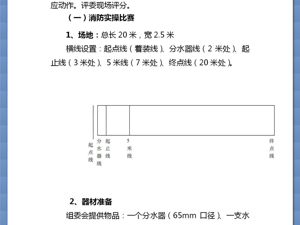 全国旅游酒店保安员比赛规则和评分标准