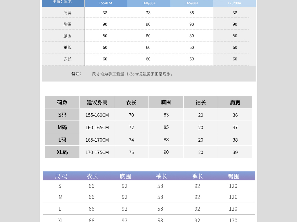 男士内衣尺码表_内衣尺码表(2)