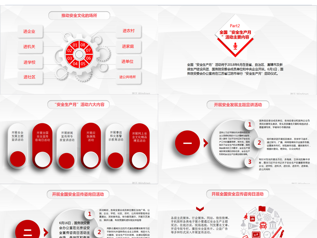 2018安全月安全生产万里行活动PPT