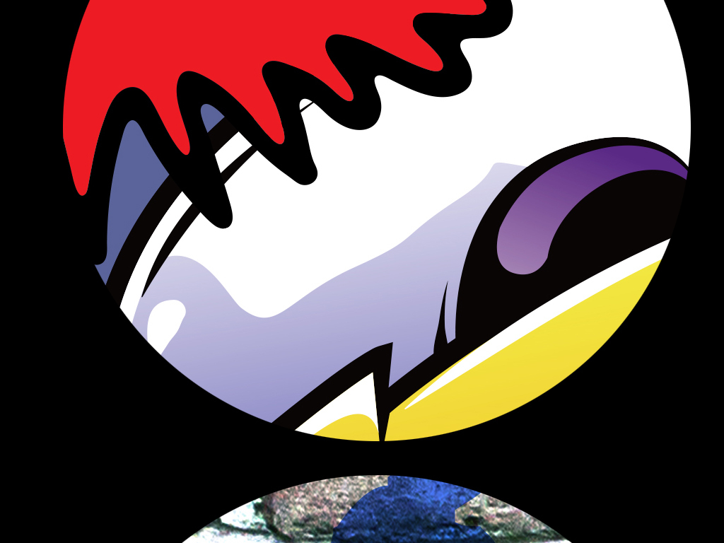 欧美潮流街头涂鸦KTV酒吧背景墙