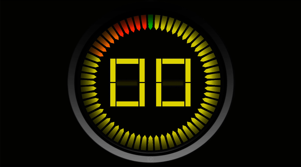 简约60秒倒计时2K超高清(有音乐)