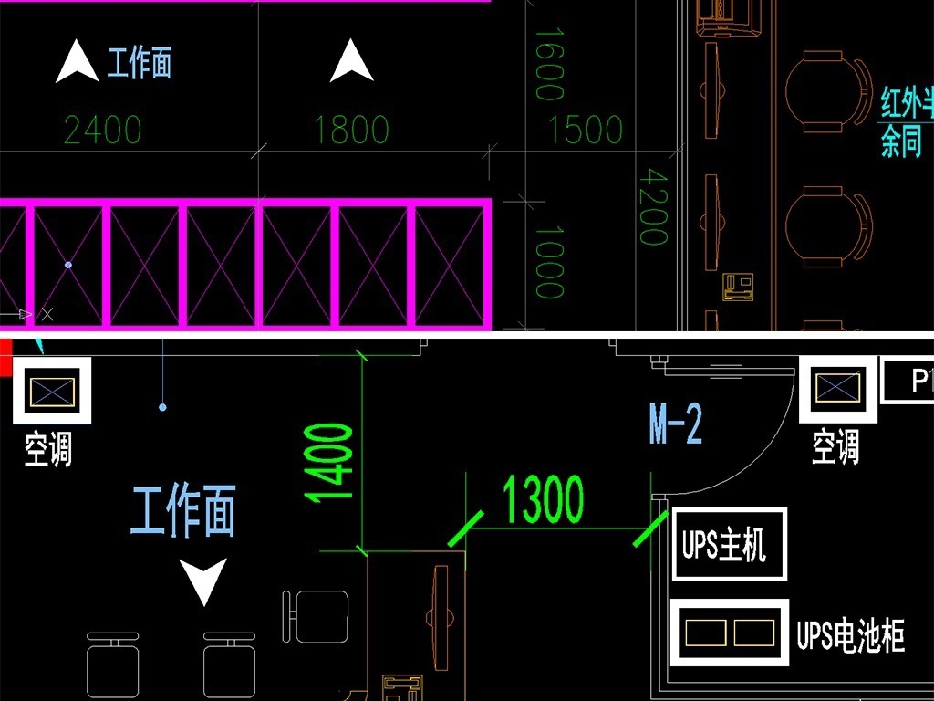 机房建设项目前期规划方案平面布置图模板