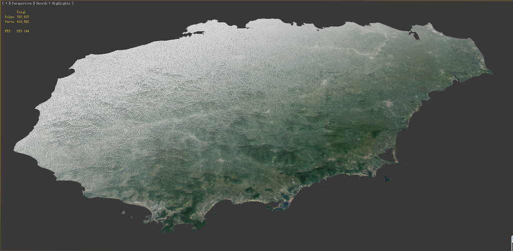 海南岛3d高精度模型