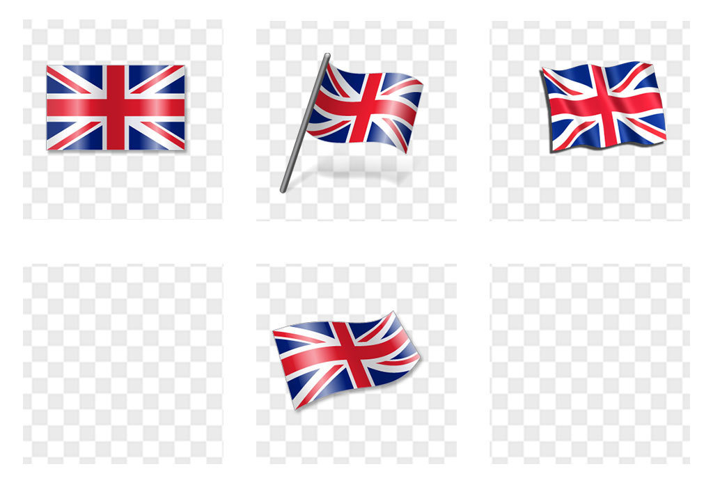 英国国旗留学旅游欧洲游png素材