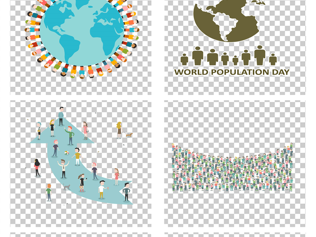 世界人口日_世界人口日宣传画
