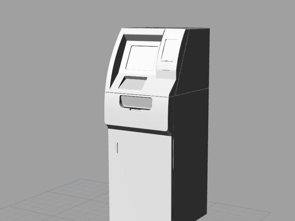 403自助ATM银行柜员机犀牛3D模型图