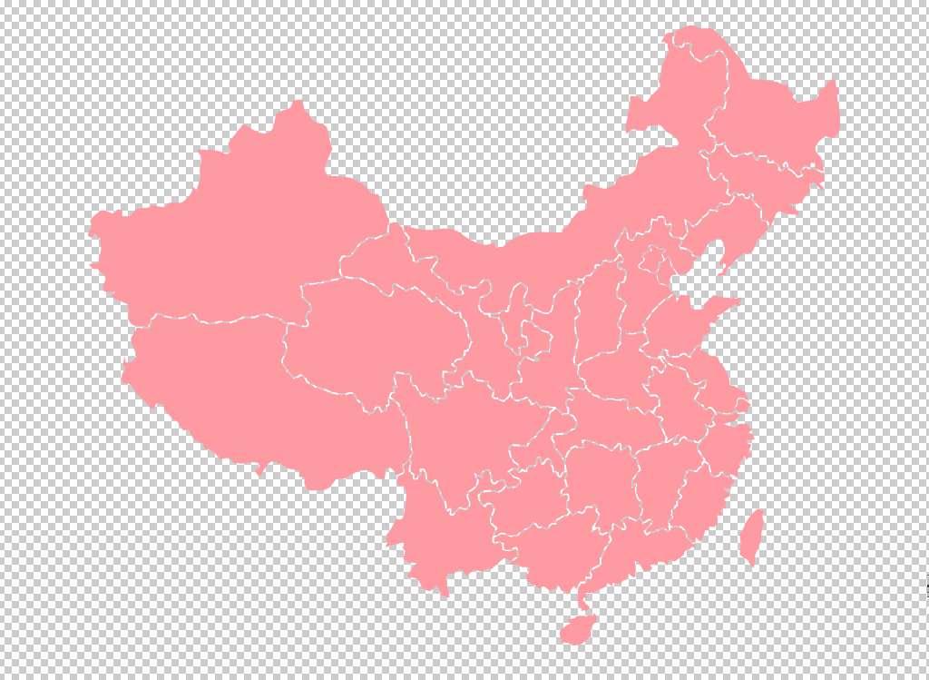 免抠元素 标志丨符号 其他 > 三款红色中国地图png透明背景图片  素材图片