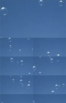 满屏大气泡蓝色高清LED大屏幕背景.图片设计