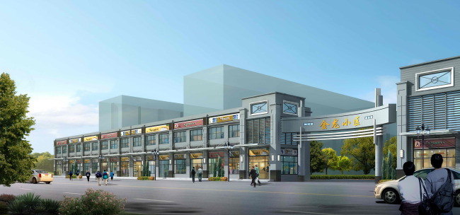 二层商铺设计图下载(图片11.97mb)_其他模型库_其他模型-我图网