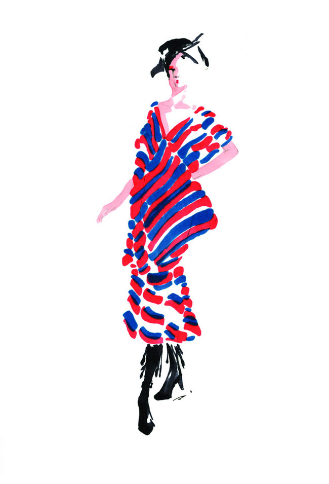 时尚潮流服装手绘稿图片设计素材_高清模板下载(0.