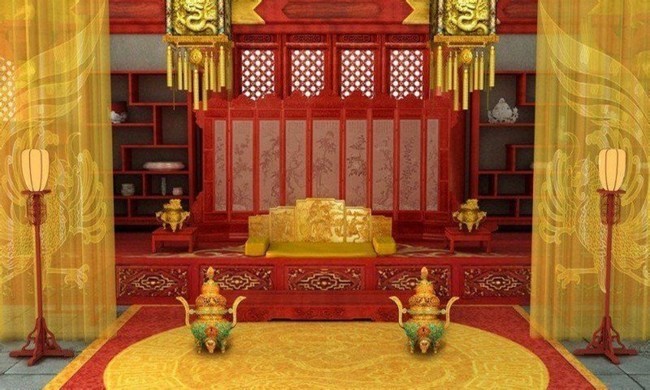 模型库 单体模型 游戏动漫 > 古代场景宫内房间室内立绘游戏动画 版权