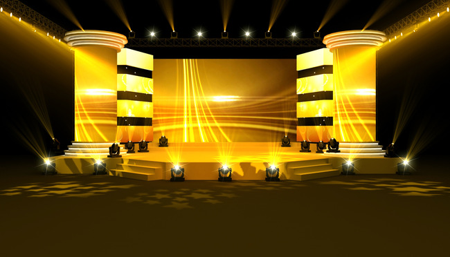 年会舞台设计晚会舞台设计3d模型下载图片素材参数 编号 : 12641425