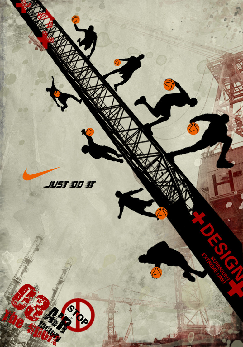 创意运动品牌广告psd素材