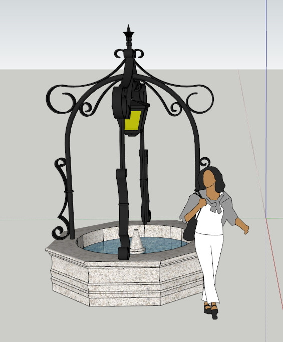 许愿池su8模型设计图下载(图片0.86mb)_其他模型库_其他模型-我图网