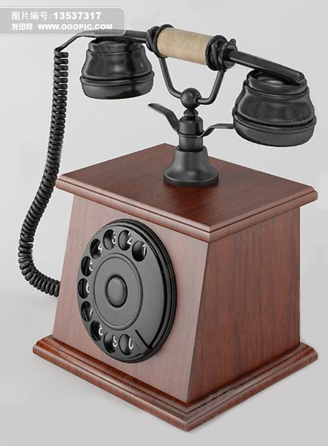原创设计民国老式电话3d模型
