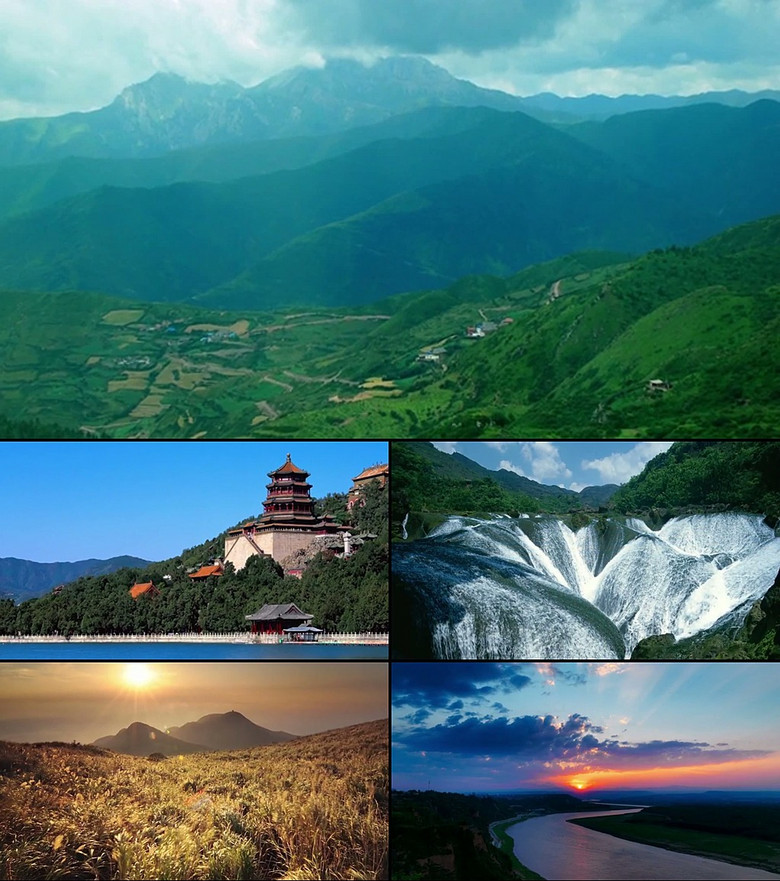 祖国大好河山视频素材