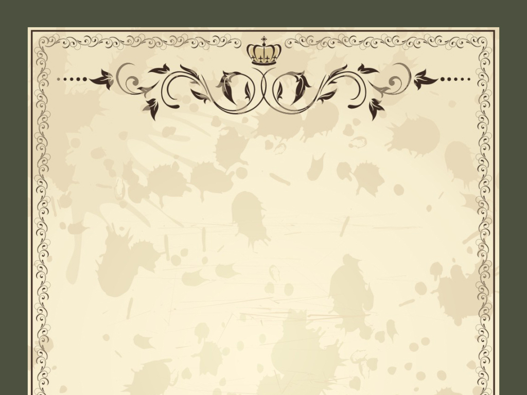 欧式花纹边框怀旧信纸背景cdr(图片编号:15160675)_信封信纸模板_我