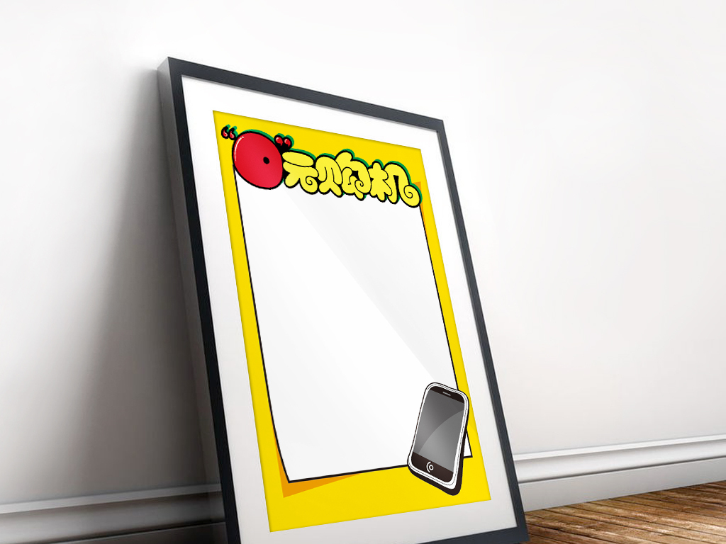 手机海报pop手绘