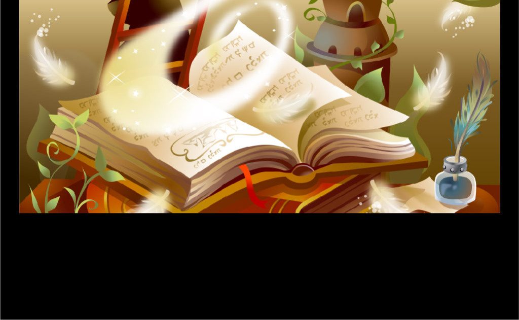 奇妙童话世界儿童卡通漫画插画装饰海报