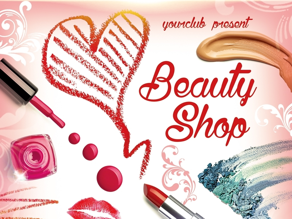 时尚彩妆美妆美甲宣传海报psd模板图片设计素材_高清psd下载(12.