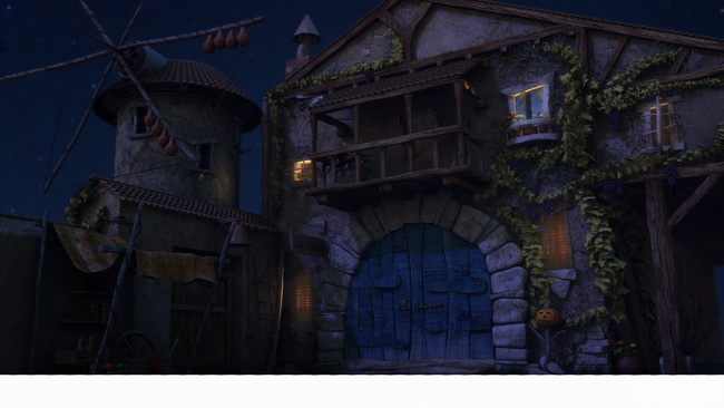 3d动画庄园村庄院子欧洲农家院3d模型图片下载mb素材-游戏动漫-我图网