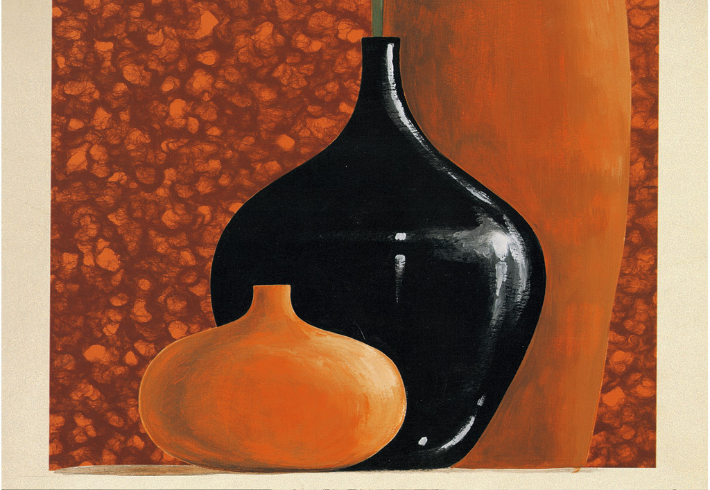 抽象花瓶简约现代玄关(图片编号:15658686)_油画|立体油画玄关_我图网