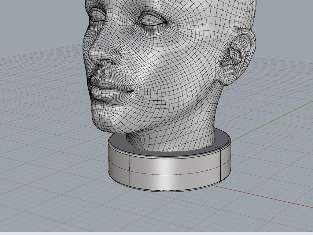 男士人頭犀牛3d模型3dm源文件下載