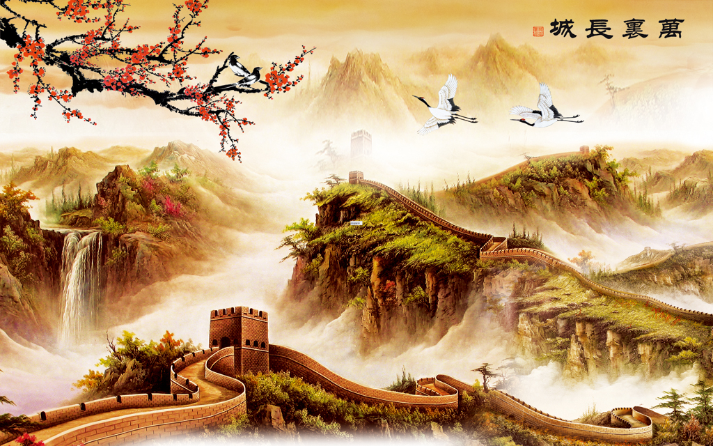 背景墙|装饰画 壁画 其他壁画 > 万里长城 版权图片 分享 :  举报有奖