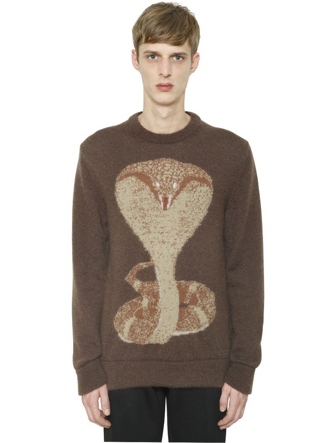 纪梵希绣花蛇数码印花图图片下载tif分层素材-动物图案-我图网