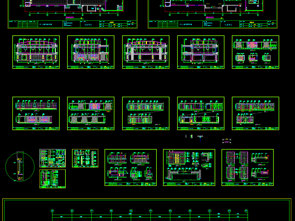 cad图库 工装施工cad图纸 餐厅饮食cad施工图 > 全套cad餐厅施工图