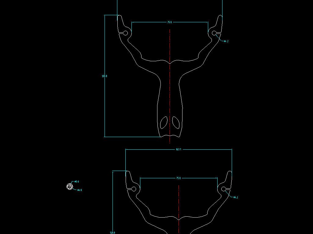 原创10套弹弓cad设计图版权可商用